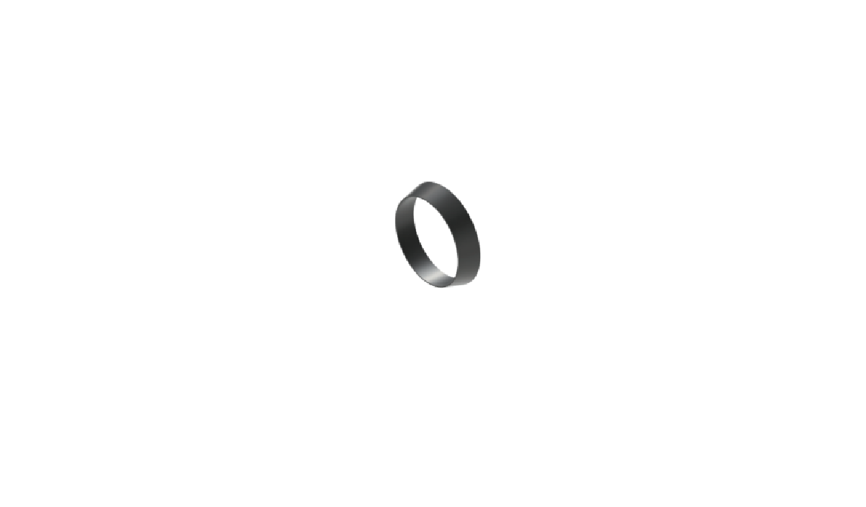 G1” Nut Conical gasket forrigid and compressible overflow
